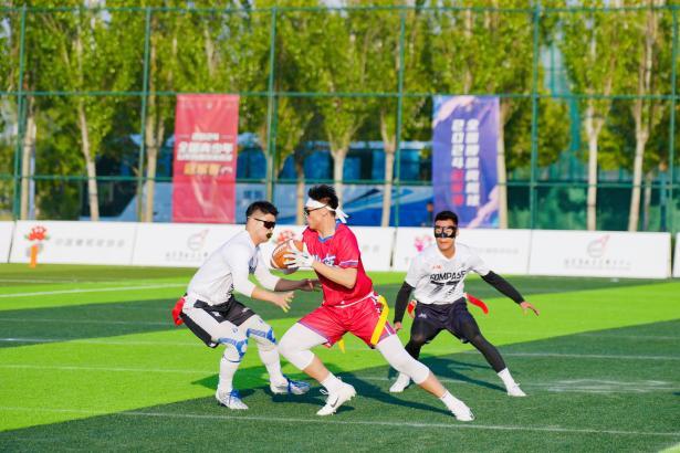 天津体育学院举办的2024年度全国腰旗橄榄球冠军